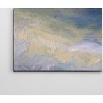 Dekolata Mavi Soyut 50x70 cm Kanvas Tablo