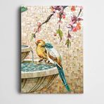 Dekolata Muhabbet Kuşu Kanvas Tablo 25 X 35 Cm