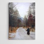 Dekolata Ormanlık Yol 70x100 cm Kanvas Tablo
