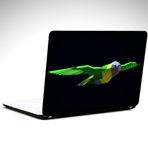 Dekolata Papağan Low Poly 25x19 cm Laptop Sticker