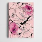 Dekolata Pembe Renkler Mavi Dal Kanvas Tablo 60 X 85 Cm