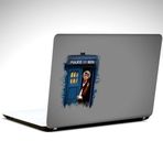 Dekolata Police Box Dr Who 40.5x27 cm Laptop Sticker