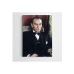 Dekolata Renkli Atatürk 60x85 cm Kanvas Tablo