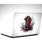 Dekolata Renkli Fil 29x24 cm Laptop Sticker