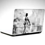Dekolata Saksafon Laptop Sticker 14 inch (35X26CM)