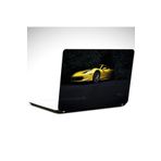 Dekolata Sarı Ferrari 38x27 cm Laptop Sticker