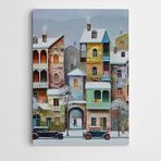 Dekolata Şehir Manzarası 50x70 cm Kanvas Tablo
