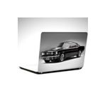 Dekolata Siyah Eski Mustang 29x24 cm Laptop Sticker