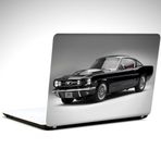 Dekolata Siyah Eski Mustang 35x26 cm Laptop Sticker