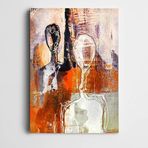 Dekolata Soyut İnsan Silüet Kanvas Tablo 20 x 30 CM