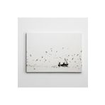 Dekolata Tekne ve Balıkçılar 25x35 cm Kanvas Tablo