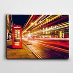 Dekolata Telefon Kulübesi 25x35 cm Kanvas Tablo