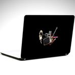 Dekolata Televizyon Saksafon Gramofon Laptop Sticker 19 inch (40,5X27CM)