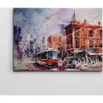 Dekolata Toronto Sulu Boya 50x70 cm Kanvas Tablo