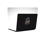 Dekolata Uydu ve Astronot 25x19 cm Laptop Sticker