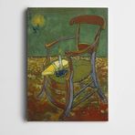 Dekolata Vincent Van Gogh De Stoel Van Gauguin Kanvas Tablo 35 x 50 CM