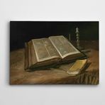 Dekolata Vincent Van Gogh Stilleven Met Bijb Kanvas Tablo 25 x 35 CM