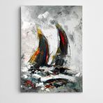 Dekolata Yelkenliler 35x50 cm Kanvas Tablo