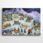 Dekolata Yılbaşı 70x100 cm Kanvas Tablo