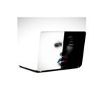 Dekolata Yüz Siyah Beyaz 37x26 cm Laptop Sticker
