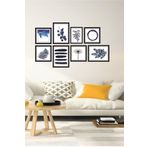 Dekolia DKO0110 Çerçeve Görünümlü 8'li Mdf Tablo