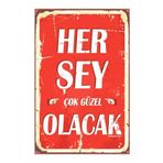 Dekolia Kuşe Kağıt Duvar Posteri Her Şey Çok Güzel Olacak Retro Vintage Drtr0036