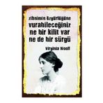 Dekolia Kuşe Kağıt Duvar Posteri Ne Bir Kilit Var Ne De Bir Sürgü Retro Vintage Drtr0023