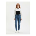 Dekolteli Crop Bolero Triko - Standart - Ekru