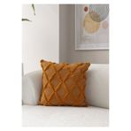 dekomall home & living Geometrik Desen Bohem Punch Dokuma Kırlent Kılıfı Turuncu
