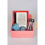 DEKOMUS French Press, Beyaz, Premium Hediye Seti