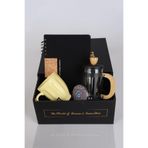 DEKOMUS French Press, Siyah, Premium Hediye Seti