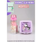 DEKOMUS İLE YENİ SEZON LİSANSLI MY MELODY&BEST FRIENDS HELLO KITTY,KUROMI 500 ML MATARA VE 2 KATLI BESLENME KUTUSU /LUNCH BOX SETİ "ISLAK MENDİL HEDİYELİ" - 1 - 12M-Krem