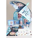 Dekomus Lisanslı Elsa Frozen Kılıflı Şemsiye Ile Tek Bölmeli Küçük Boy 32 cm Anaokul ,beslenme ve Kalem Çantası,matara,beslenme Kabı Ile Full Okul/kırtasiye Seti - 1
