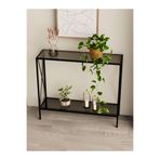 Dekoport Florya 100 Cm Dresuar, Temperli Kırılmaz Cam, Modern Tasarım, Raflı Dresuar