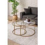 Dekopratik - Belarus Orta Sehpa Gold 80cm