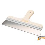 Dekor 045 Eğri Saplı Ahşap Saplı 20 cm Ispatula