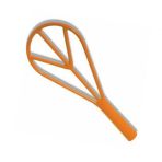 Dekor 090 Alci Saten Karistiricisi Kurek Cubuk Turuncu 35 Cm