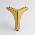 Dekor 12 Cm Gold Altın Metal Mobilya Ayağı Dayanıklı Modern Tasarım Koltuk Sehpa Masa Tv Ünitesi