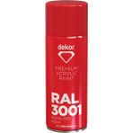 Dekor 400 ml 3001 Sinyal Kırmızı Sprey Boya