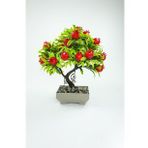 Dekor Ağaç Bereket Nar Ağacı Saksılı Dekoratif Ağaç Biblo 24x13 cm