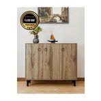 dekor fim DF08102BR MDF Ayakkabılık Antre Hol Çok Amaçlı Dolap Ayakkabı Dolabı