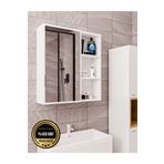 dekor fim DF16102B Tek Kapaklı Aynalı Banyo Dolabı Çok Amaçlı Banyo Dolabı