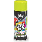 Dekor Floresan Sarı 400 ml Akrilik Efektli Sprey