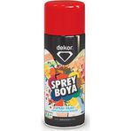 Dekor Kırmızı 400 ml Sprey Boya