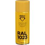 Dekor RAL1023 Krom Sarısı 400 ML Sprey Boya