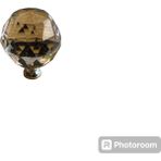 Dekor Şeffaf Krom Kristal 40 Mm Kulp