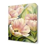 Dekor Sevgisi Beyaz Çiçek 60x40 cm Yağlı Boya Tablo