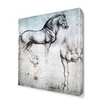 Dekor Sevgisi Horse 60x40 cm Kanvas Tablo