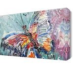 Dekor Sevgisi Kelebek 105x70 cm Yağlı Boya Tablo