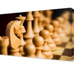 Dekor Sevgisi Satranç Takımı 60x40 Kanvas Tablo
